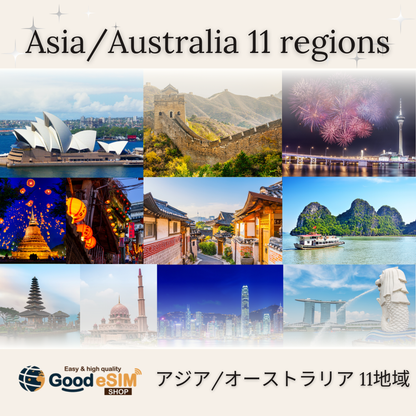 Wisata keliling：Asia/Australia 11 negara