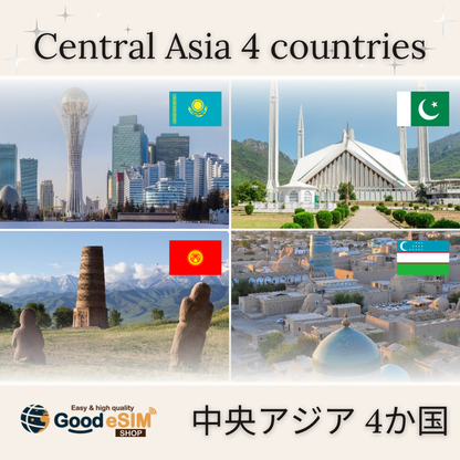 Wisata keliling：Asia Tengah 4 negara