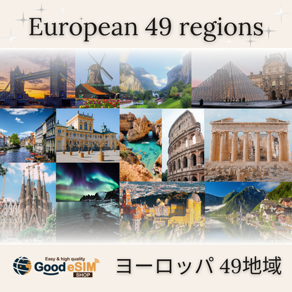 Regional plan：European 49 regions